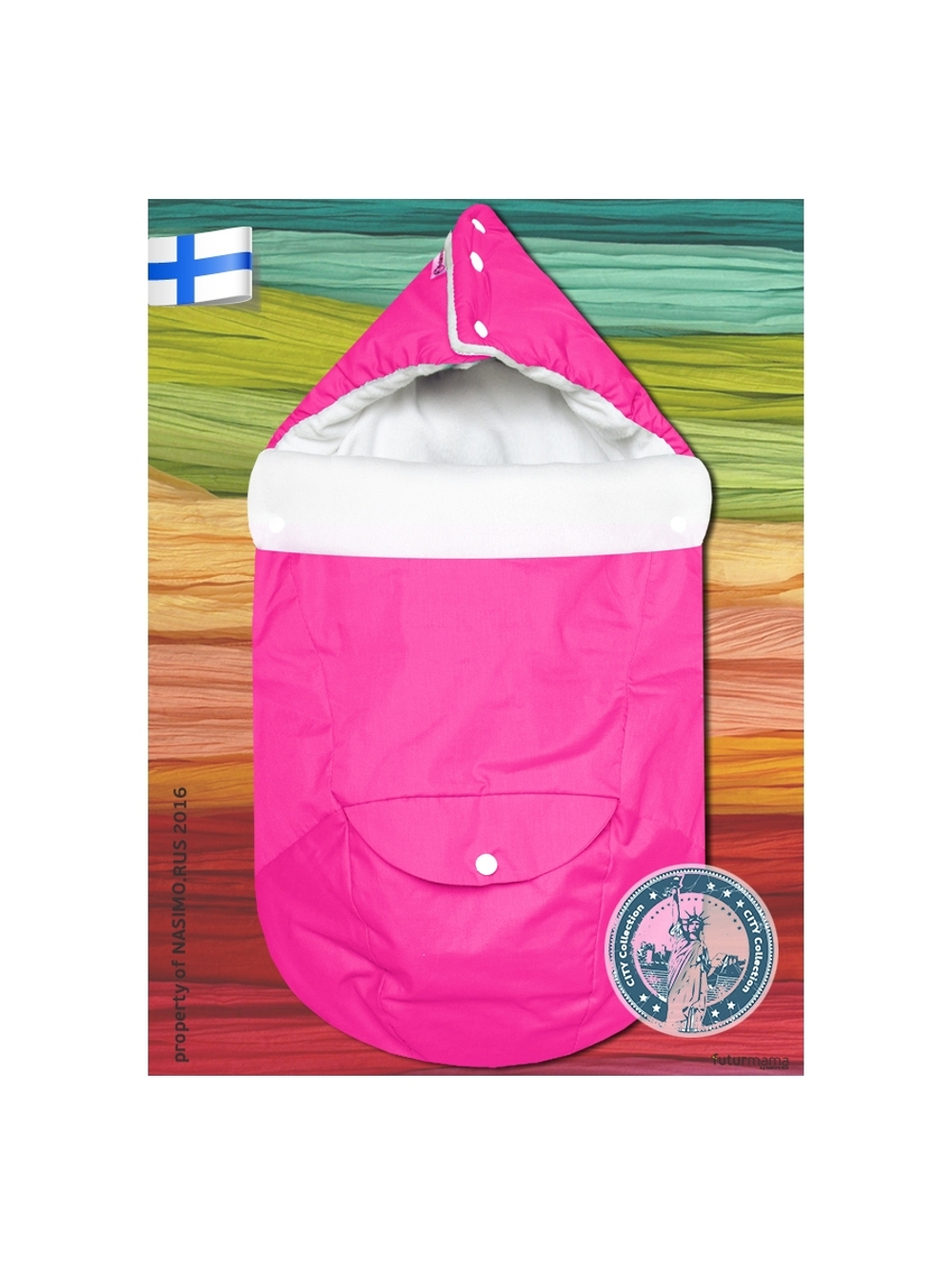 Конверт для автокресла Futurmama Flamingo