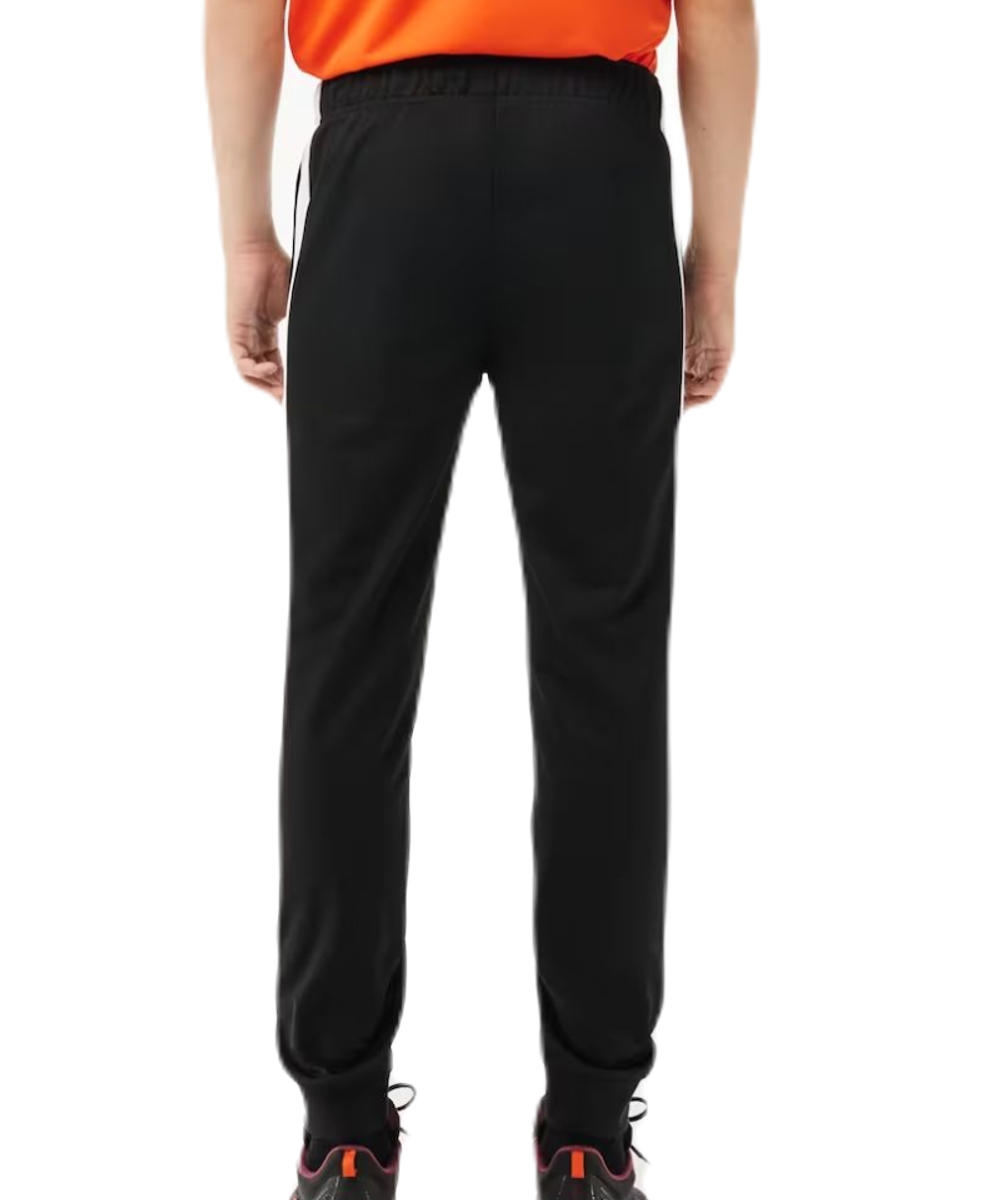 Мужские теннисные штаны Lacoste Ripstop Tennis Sweatpants - черный