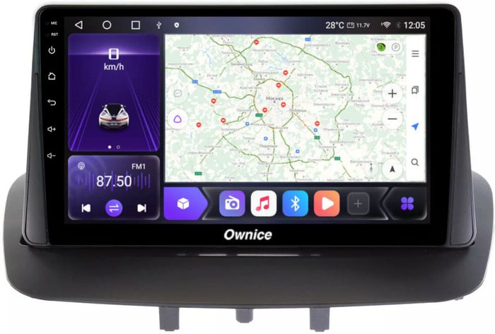 Магнитола для Renault Fluence/ Megane 2009-2017 - Kuberg SF-9997-H IPS, Android 10, 4G SIM-слот