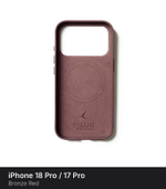 Чехол Mujjo Leather Case для iPhone 18 Pro / 17 Pro Bronze Red