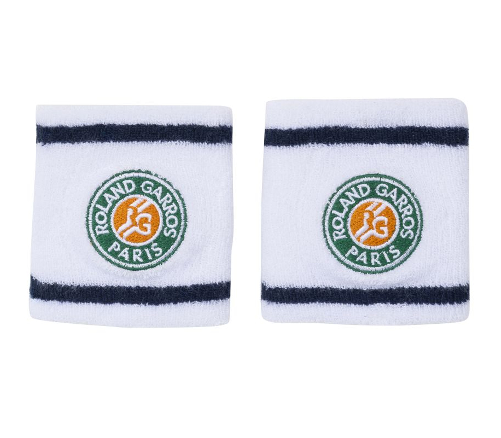 Теннисные напульсники Roland Garros 2P - white/navy