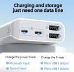 Power Bank внешний аккумулятор повербанк 10000 мАч 22,5W PD 20W ROMOSS