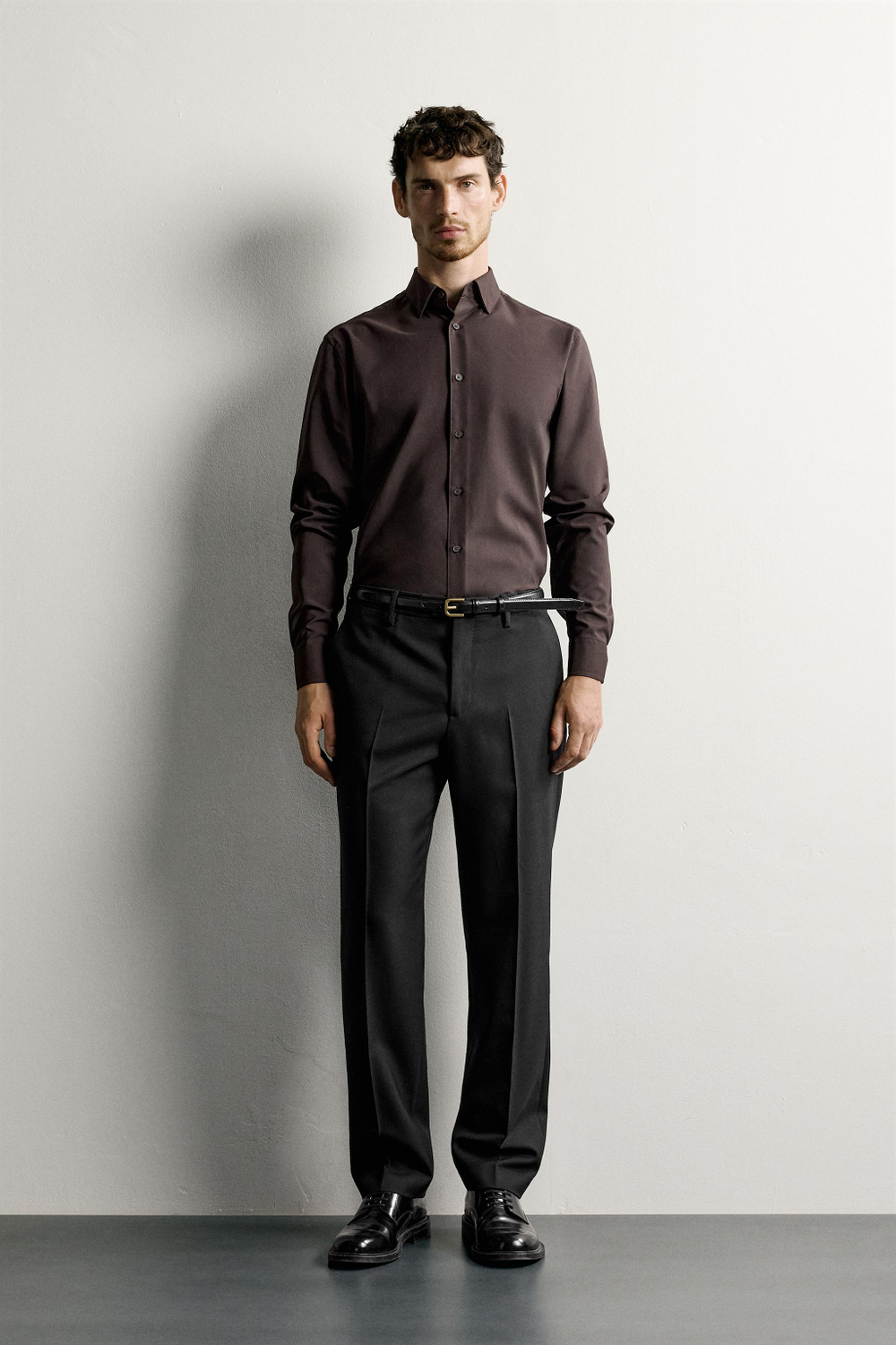РУБАШКА SLIM FIT — ZARA