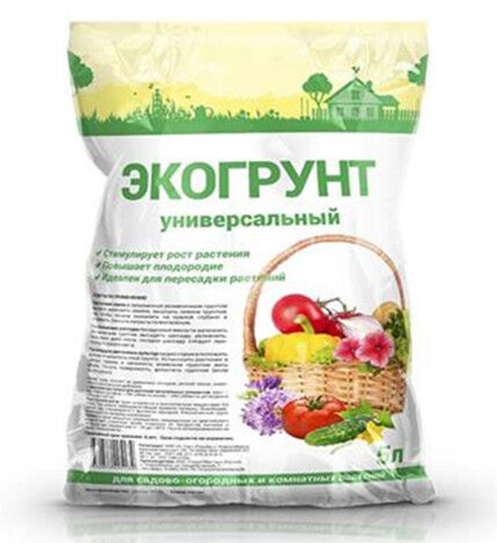 Экогрунт-Универсальный 5л/5шт