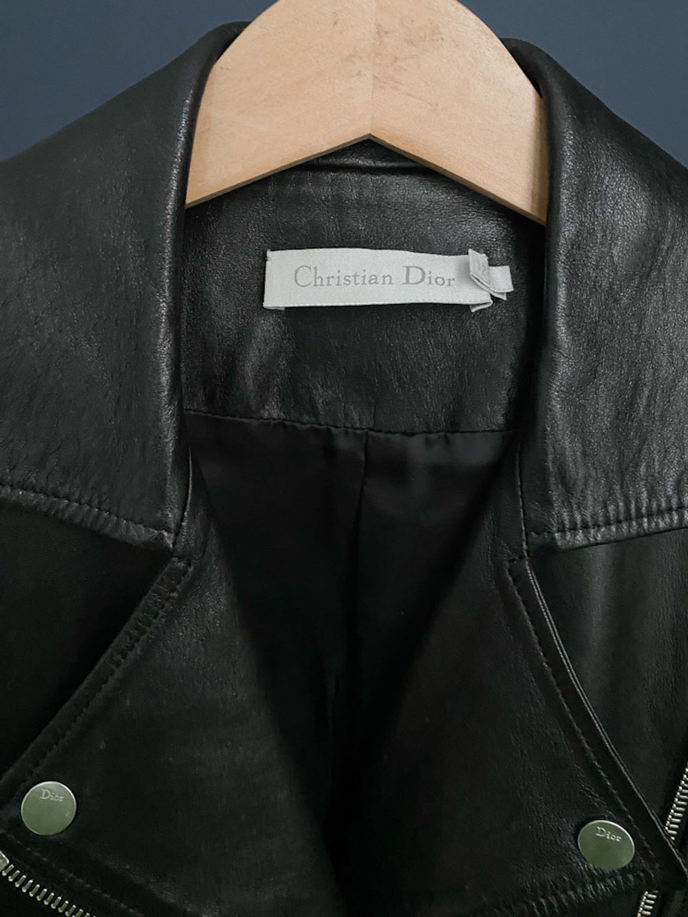 Кожаная куртка  Christian Dior, 152