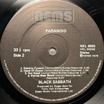 Black Sabbath - Paranoid (Ирландия 1976г.)