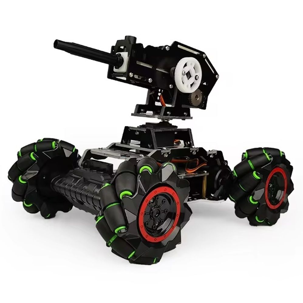 Колесная платформа YOURFUN Robotics с водяной пушкой (без STM32 контроллера) Колесная платформа YOURFUN Robotics с водяной пушкой (без STM32 контроллера)