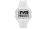 PUMA Wrist Watch Quartz Movement Plastic Strap 45mm Gray Dial Unisex 50m Water Resistant
