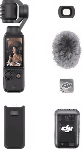 Экшн-камера DJI Osmo Pocket 3 Creator Combo Темно-серый | Black