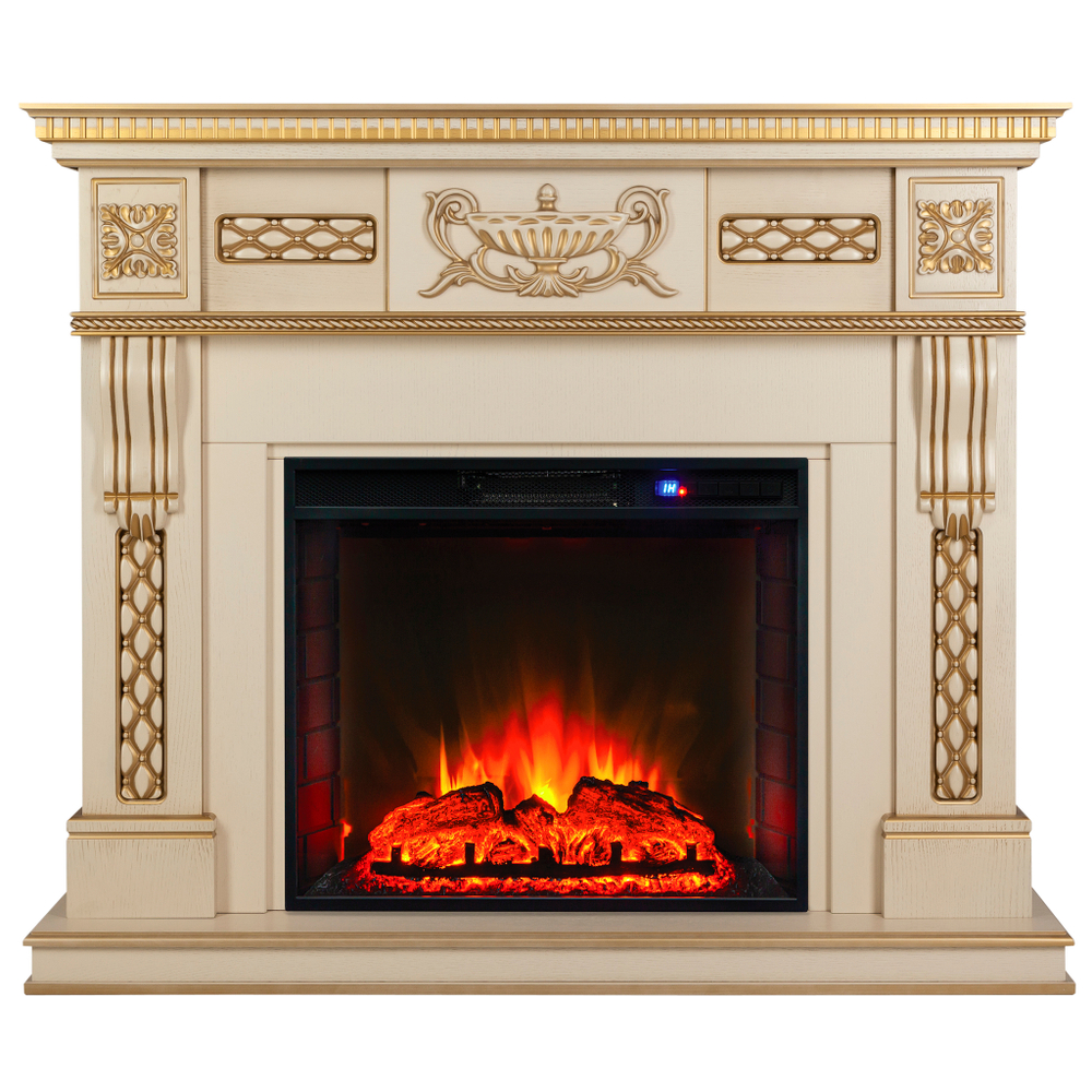 Каминокомплект Real Flame Corsica Lux 25,5/26 WT с очагом Sparta 25,5