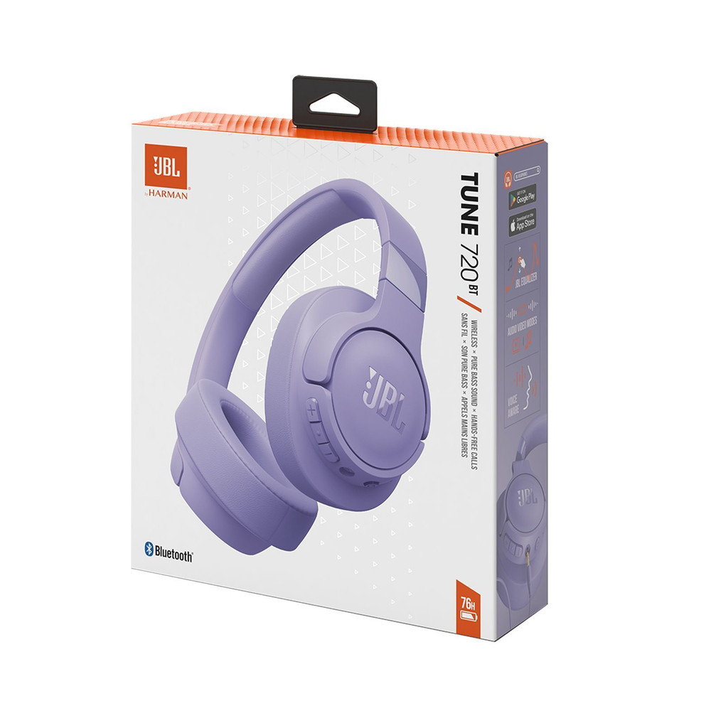Беспроводные наушники JBL Tune 720BT, фиолетовый
