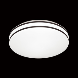 3056/DL COLOR SN 000 Светильник пластик/белый/черный LED 48Вт 3000-6500К D390 IP43 пульт ДУ/RGB/LampSmart LOBIO RGB