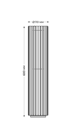 Наземный низкий светильник Italline IT9060