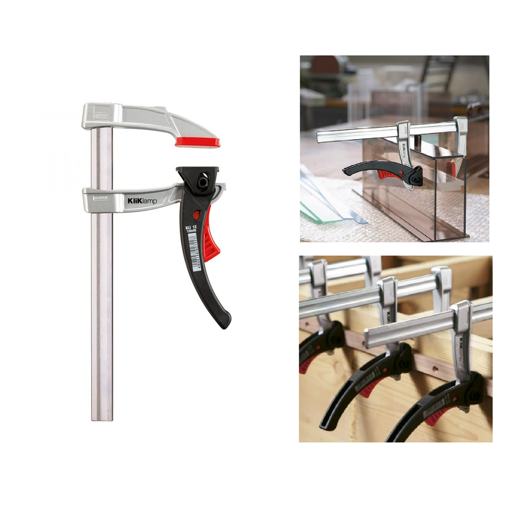 АКЦИЯ 2026! Легкая быстрозажимная струбцина BESSEY KliKlamp 400 / 80, усилие 1200 Н BESSEY BE-KLI40