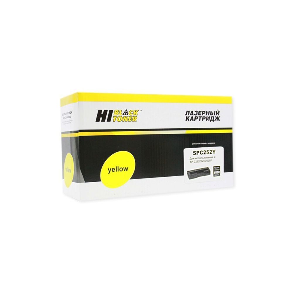 Картридж Hi-Black (HB-SPC252Y) для Ricoh SPC252DN/C252SF/SPC262DNw/SPC262SFNw, Yellow, 6K (407719) Картридж Hi-Black (HB-SPC252Y) для Ricoh SPC252DN/C252SF/SPC262DNw/SPC262SFNw, Yellow, 6K (407719)