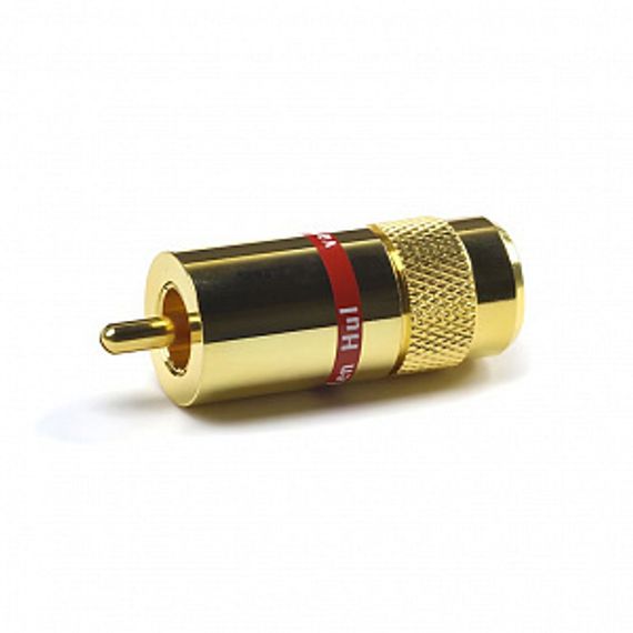 Разъем RCA Van den Hul C-12.0 Цвет золотой. Красная маркировка