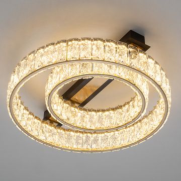 Хрустальная потолочная люстра 32W 3000W CL325152 черный/бронза PALANT Citilux