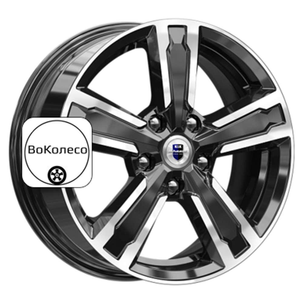6,5x16/5x114,3 ET45 D60,1 Оклахома (КС998) Алмаз черный K&K
