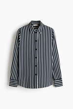 Рубашка из тканой материи с длинными рукавами - H&M