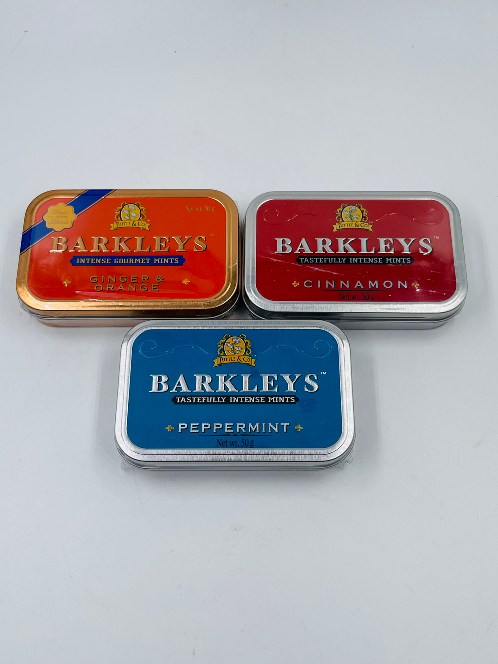 Barkleys Леденцы набор 3-х вкусов: имбирь с апельсином/мята/корица, 3 шт. по 50 г (Нидерланды)