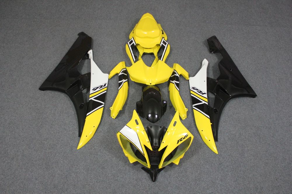 Комплект пластика для мотоцикла Yamaha YZF-R6 06-07 Limited 50th желтый