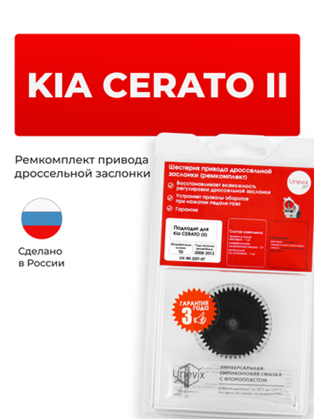 Шестерня привода дроссельной заслонки (ремкомплект) Kia Cerato (II) G4FC [Кузов: TD] 2008–2013 (DZ-9)
