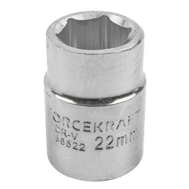 Головка 22мм 3/4''6гр. FORCEKRAFT FK-56522