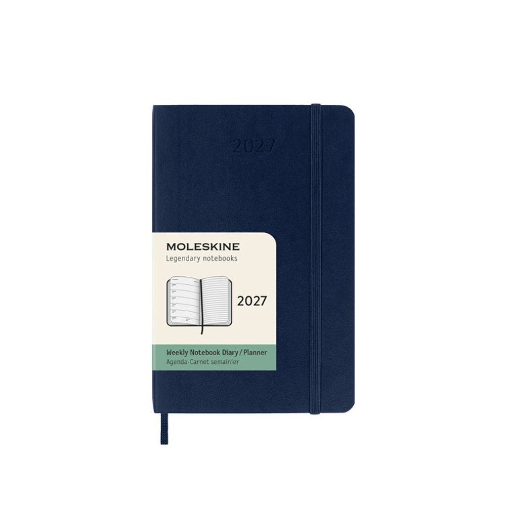 Еженедельник Moleskine 2027 WKNT Pocket (DSB2012WN2)