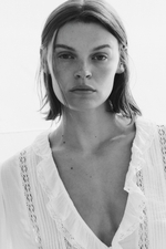 Блузка с кружевной лентой - H&M