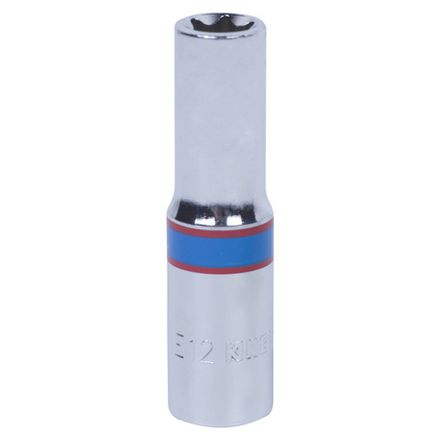 Цена на KING TONY (327512M) Головка торцевая глубокая TORX Е-стандарт 3/8", E12