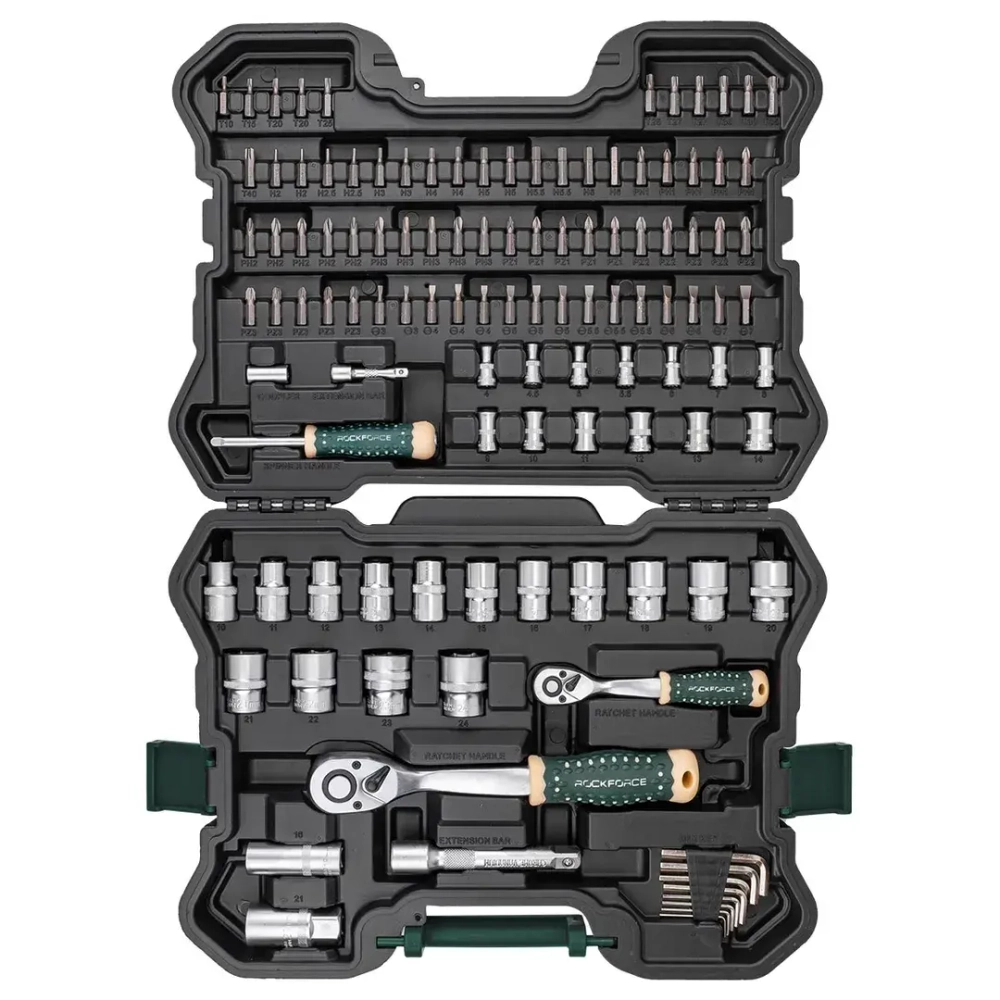 Набор инструментов 115пр. 1/4''1/2''6гр RockFORCE LIGHT RF LIGHT-41151-5