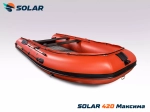 Лодка надувная моторная solar-420 к