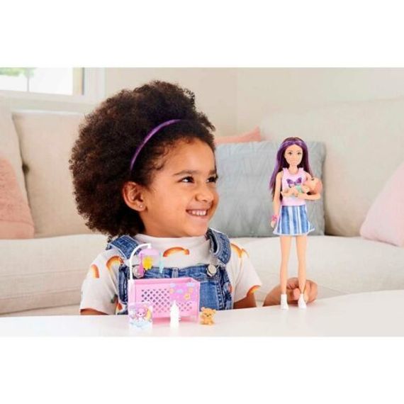 Куклы и игровой набор Barbie Skipper Babysitters
