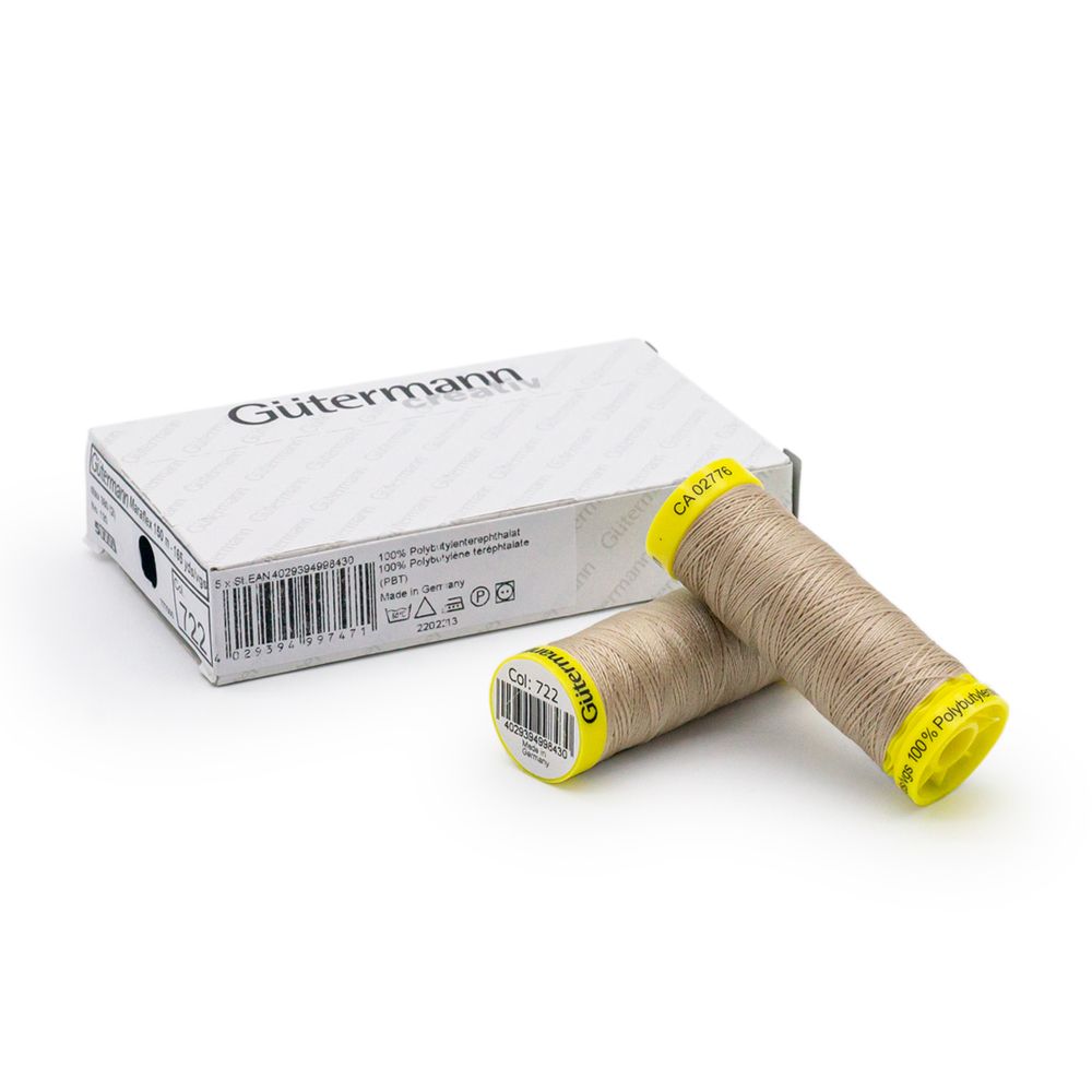 Нитки для трикотажа Gutermann Maraflex 120 (150 метров), 5 кат. | 722 св.бежевый