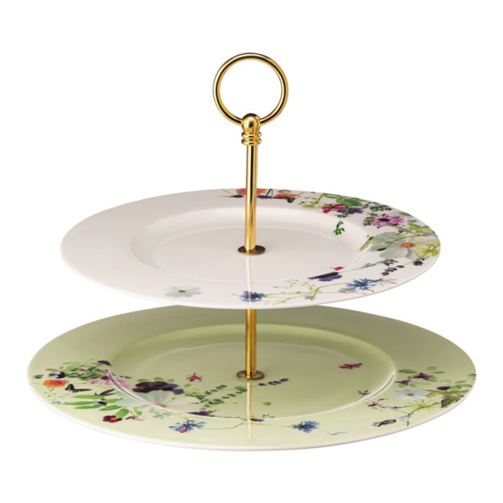 Блюдо двухъярусное 25.5см Rosenthal Горный воздух