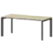 Стол на металлокаркасе НТМП.П-160  1600x730x750 Аргентум-МП