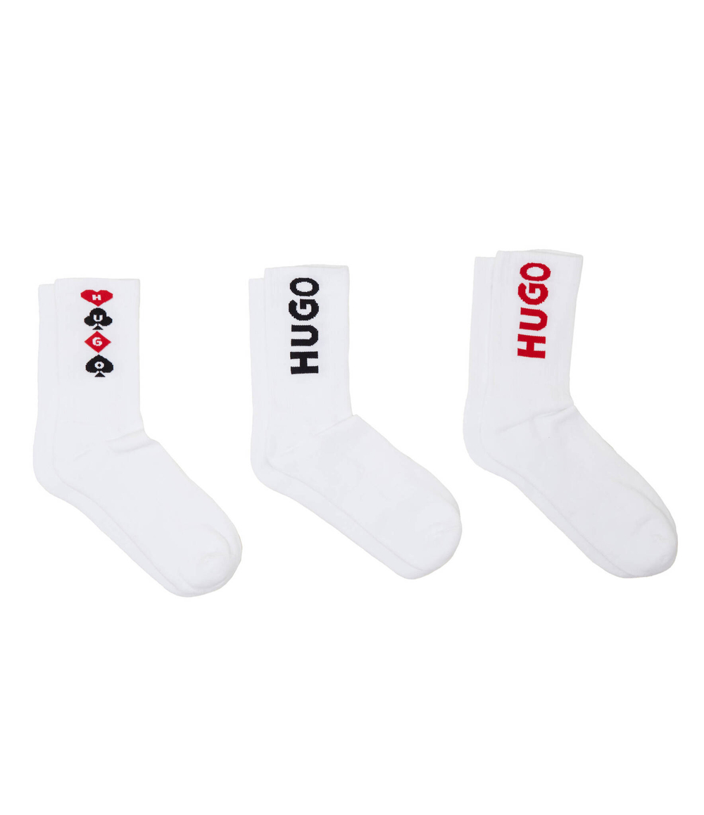 Носки 3 пары Hugo Bodywear - белый(50502874)
