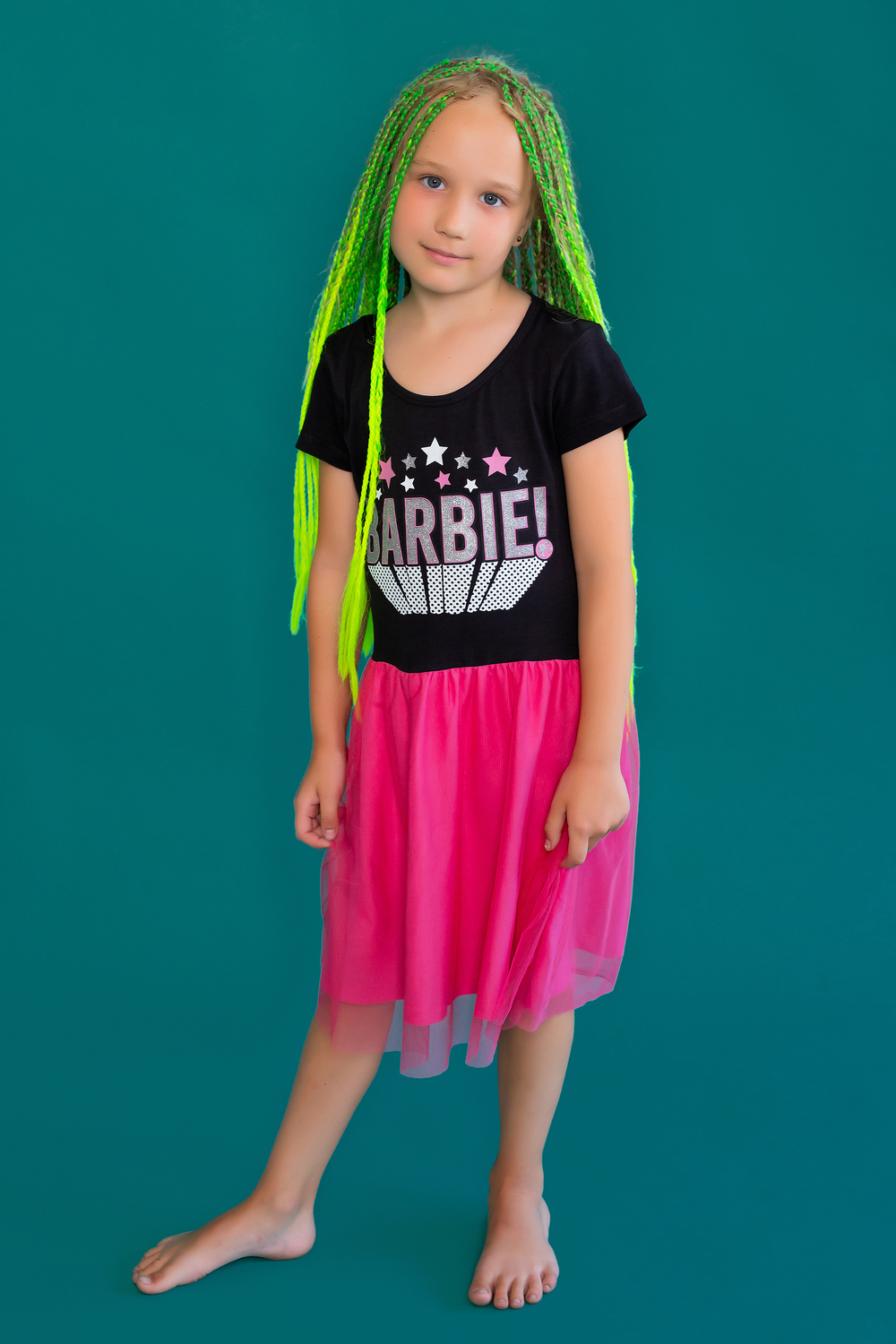 Платье 22764 Barbie кор. рукав