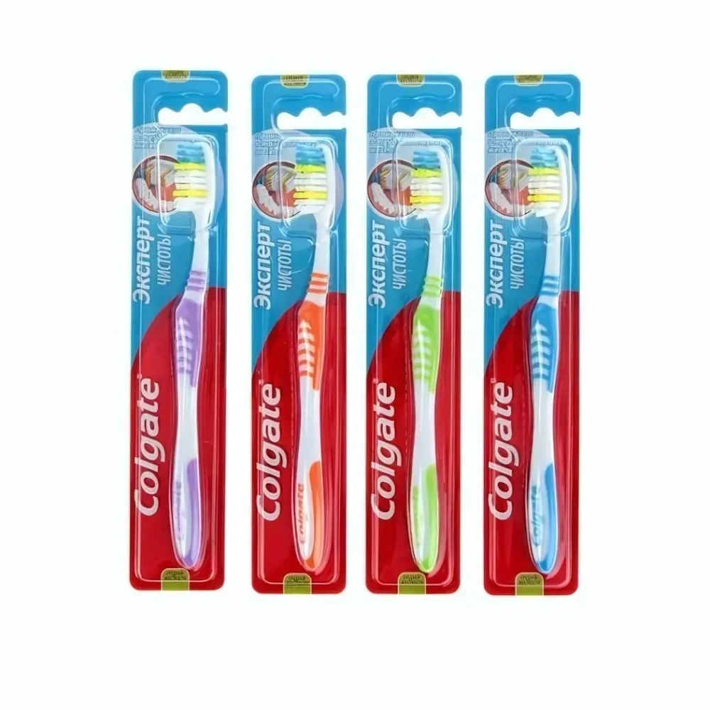Зубная щетка COLGATE средней жесткости Эксперт Чистоты