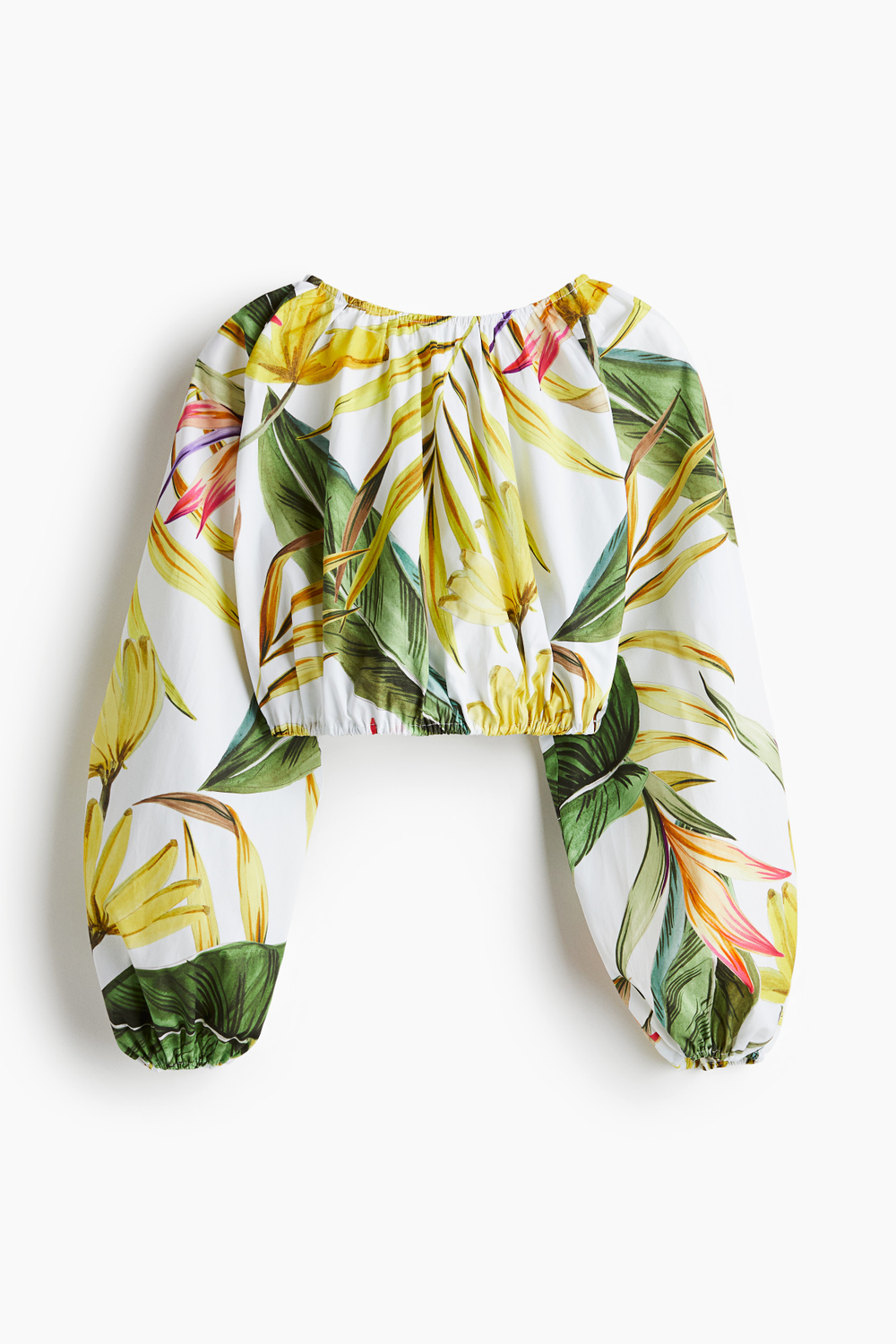 Укороченная блузка из поплина - H&M
