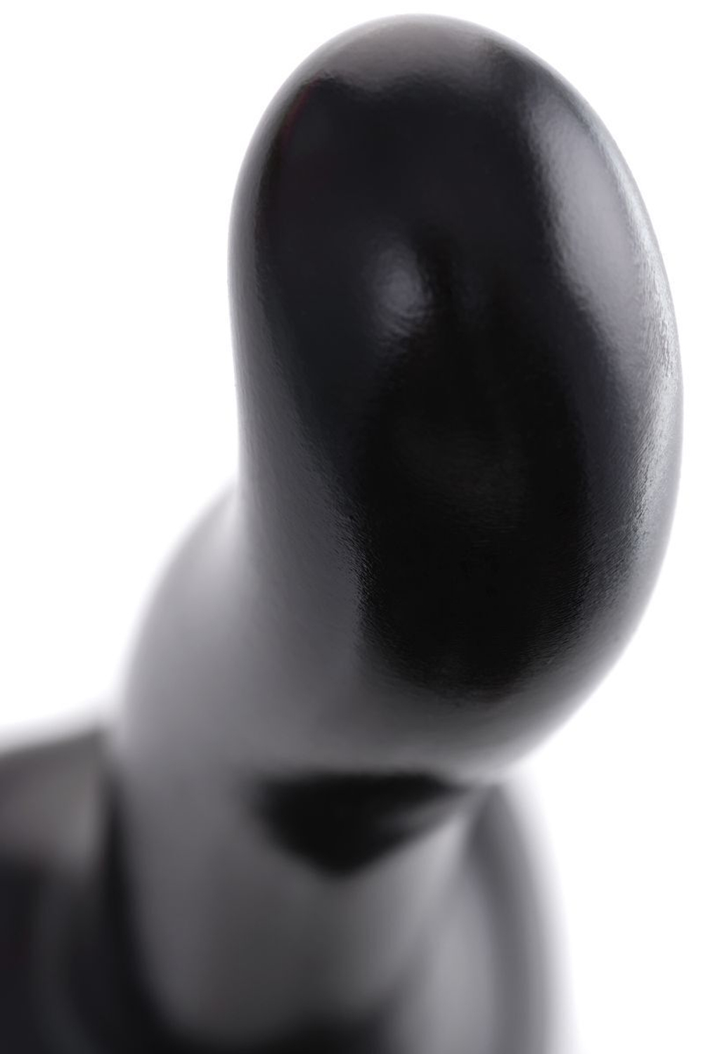Черный стимулятор для пар P&G-Spot Dildo Size L - 19 см. (Цвет: черный)