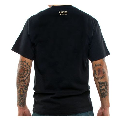 Купить Мотоодежда Футболка Lucky 13 LUCKY13 PIRATE SKULL T-SHIRT BLACK