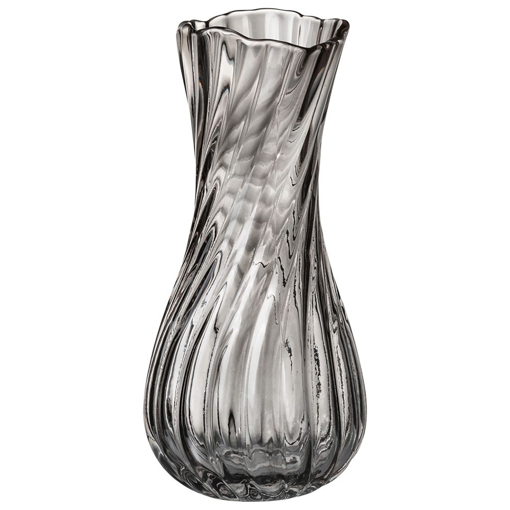 ВАЗА LEFARD "GLASS NATURE" GREY 12*12*25,5 СМ