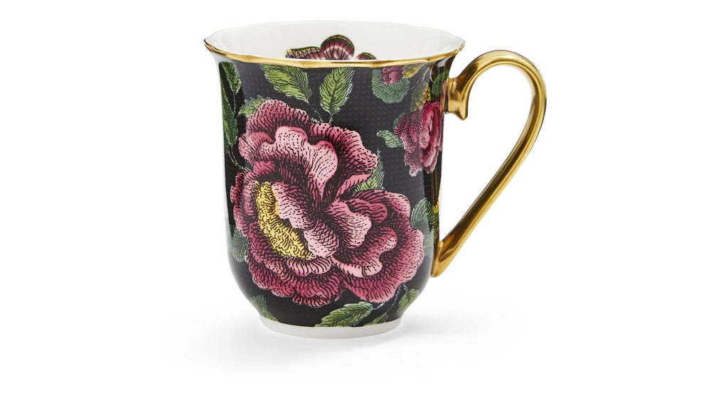 Кружка 340мл Spode Диковинные создания черная в подарочной коробке