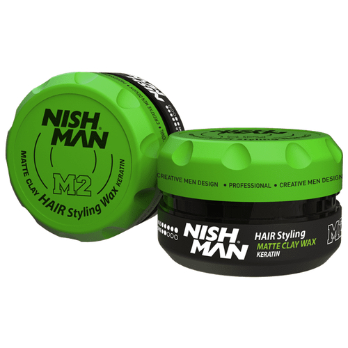 NISHMAN Matte Clay Hair Styling Wax M2 - Воск для волос 100 МЛ