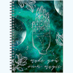 Блокнот-скетчбук SKETCHBOOK А5 с жесткой обложкой 60л. "Лунная Мистерия"