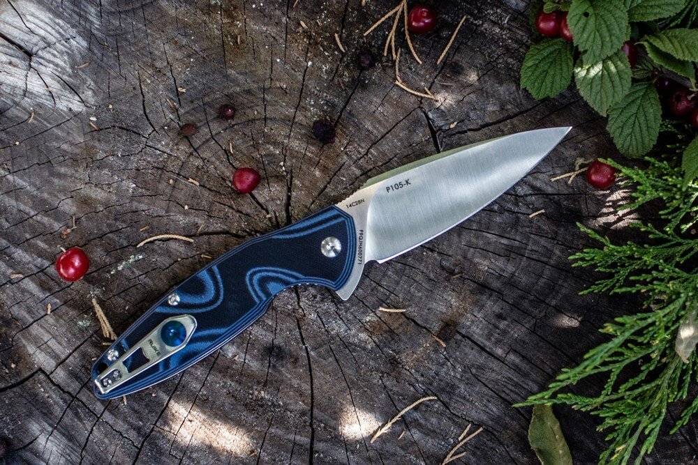 Нож Ruike Fang P105 черно-синий, P105-Q