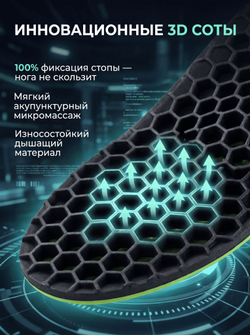 Стельки кожаные мужские из натуральной кожи, тонкие, анатомические, от запаха и пота, для кроссовок, туфель и обуви
