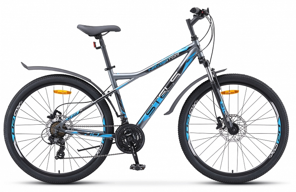Велосипед 27.5" STELS Navigator-710 D р.16" Серый/чёрный/серебристый УЦЕНКА