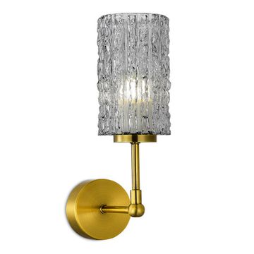 Бра 1*E27 SL1240.301.01 латунь/дымчатый Gacciolo ST-Luce